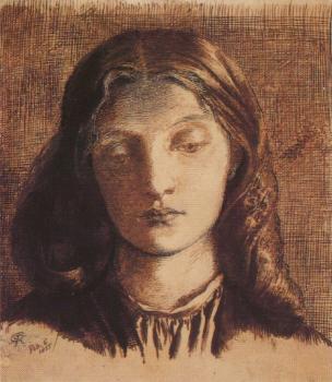 但丁 加百利 羅塞蒂 Portrait of Elizabeth Siddal